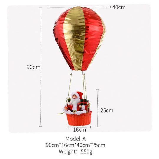 Christmas Decoration Hot Air Balloon Atmosphere Ceiling - Unique