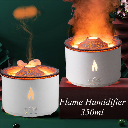 New Creative Ultrasonic Essential Oil Humidifier Volcano Aromatherapy Machine Spray Jellyfish Air Flame Humidifier Diffuser - Unique Unique Unique New Creative Ultrasonic Essential Oil Humidifier Volcano Aromatherapy Machine Spray Jellyfish Air Flame Humidifier Diffuser