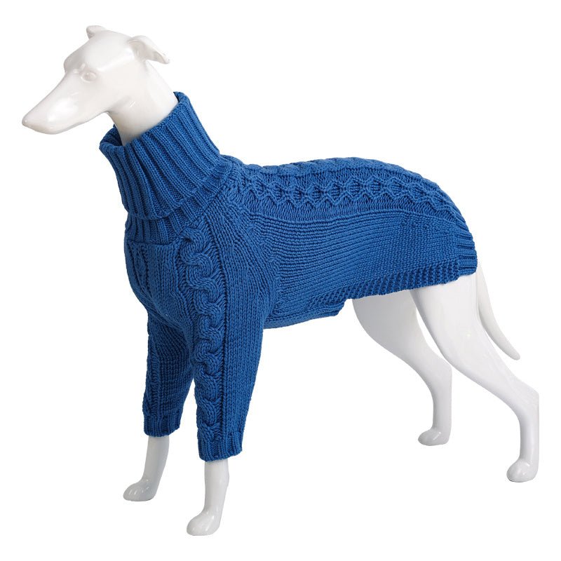 Winter Solid High Collar Dog Sweater Pet Products - Unique