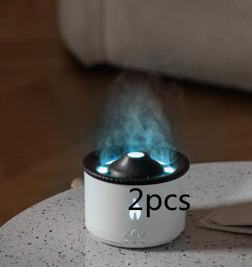 New Creative Ultrasonic Essential Oil Humidifier Volcano Aromatherapy Machine Spray Jellyfish Air Flame Humidifier Diffuser - Unique Unique Unique New Creative Ultrasonic Essential Oil Humidifier Volcano Aromatherapy Machine Spray Jellyfish Air Flame Humidifier Diffuser