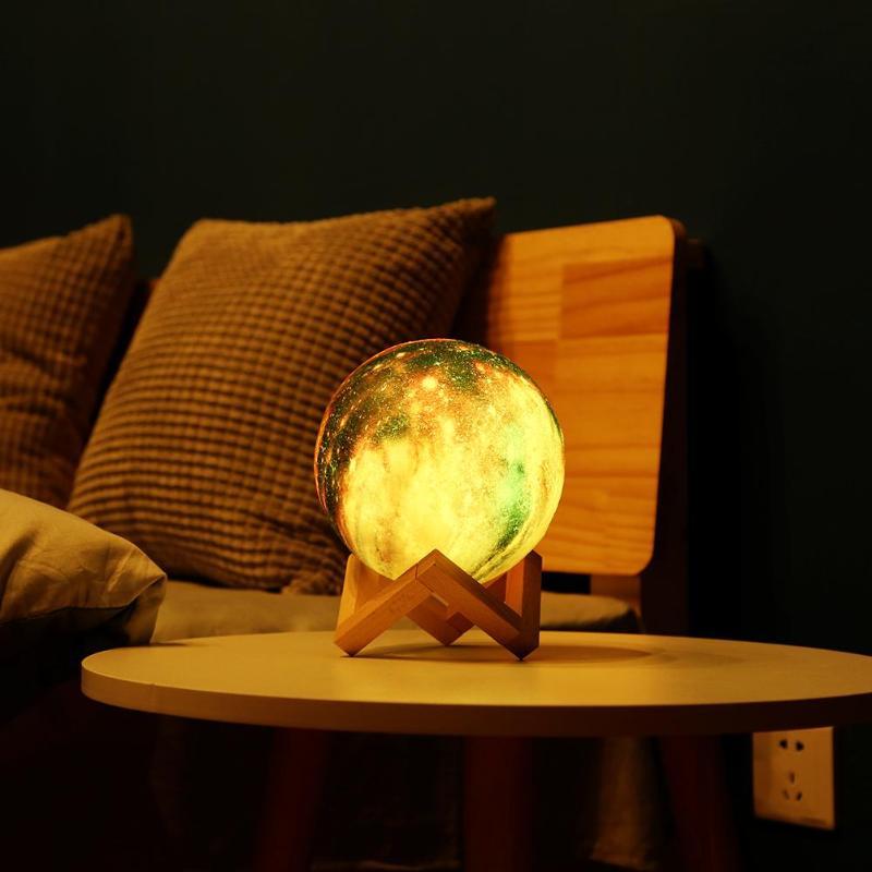 3D Printing Lunar Light Painting Creative Gift Night Light - Unique Unique Unique 3D Printing Lunar Light Painting Creative Gift Night Light