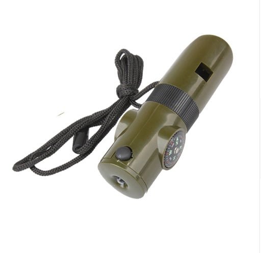 Off - the - shelf seven - in - one whistle multi - function compass survival whistle outdoor products - Unique