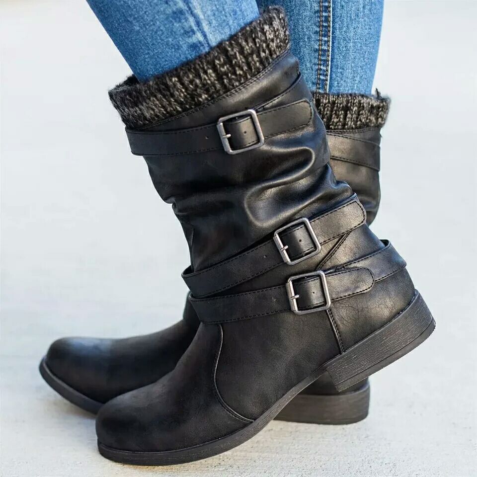 Winter new products low heel 40 - 43 women's boots - Unique