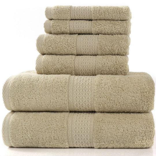 Cotton absorbent towel set of 3 pieces and 6 pieces - Unique