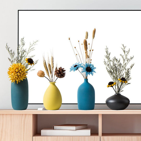 Creative Ceramic Vases For Living Room Decoration Accessories - Unique