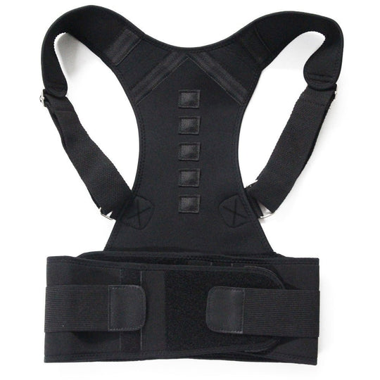 Adjustable Magnetic Posture Corrector Corset Back Men Body Shaper Brace Back Shoulder Belt Lumbar Support - Unique