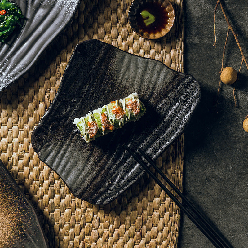 Plate Sushi Flat Plate Creative Household Plate - Unique Unique Unique Plate Sushi Flat Plate Creative Household Plate