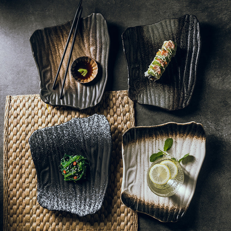 Plate Sushi Flat Plate Creative Household Plate - Unique Unique Unique Plate Sushi Flat Plate Creative Household Plate