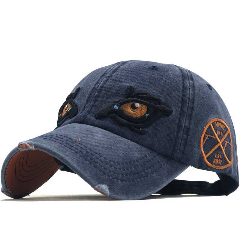 Cross Border New Baseball Cap In Spring, Embroidered Cap In Eyes, Sun Proof Cap In Summer - Unique