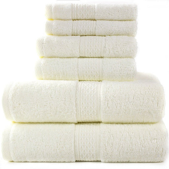 Cotton absorbent towel set of 3 pieces and 6 pieces - Unique