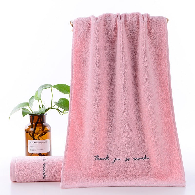 Absorbent Couple Towel Cotton Adult Face Wash Towel - Unique