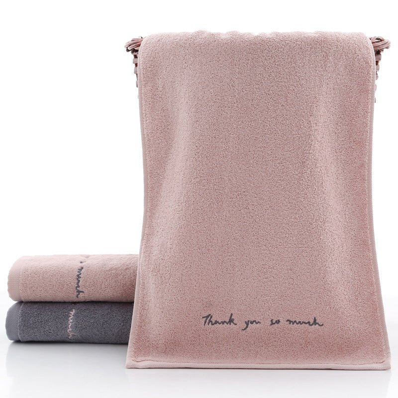 Absorbent Couple Towel Cotton Adult Face Wash Towel - Unique