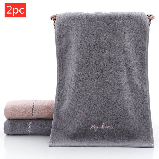 Absorbent Couple Towel Cotton Adult Face Wash Towel - Unique