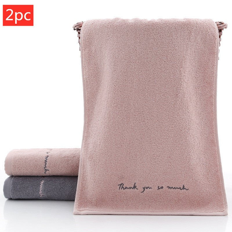 Absorbent Couple Towel Cotton Adult Face Wash Towel - Unique