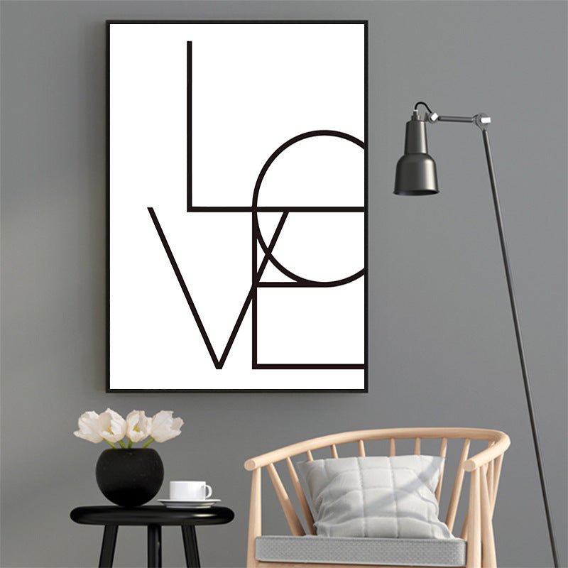 Love Amore Canvas Wall Art - Unique