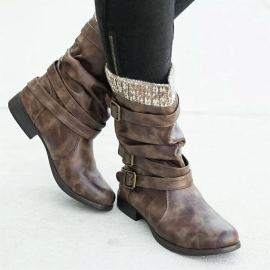 Winter new products low heel 40 - 43 women's boots - Unique