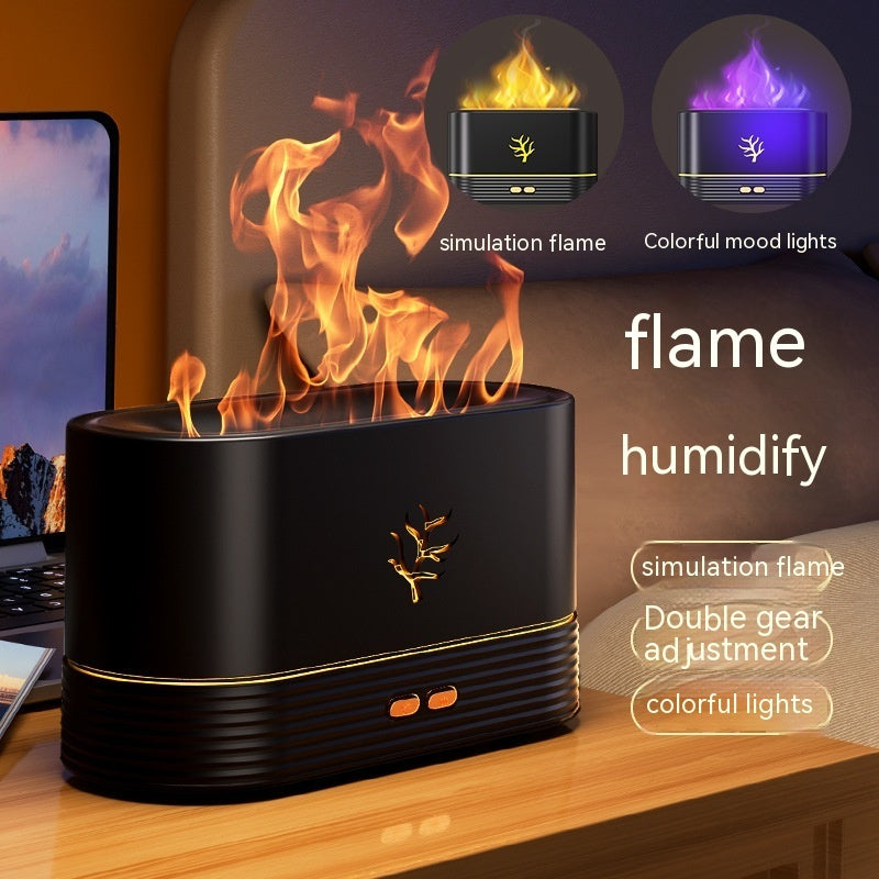 Flame Humidifier USB Smart Timing LED Electric Aroma Diffuser Simulation Fire Night Lamp Home Decor - Unique Unique Unique Flame Humidifier USB Smart Timing LED Electric Aroma Diffuser Simulation Fire Night Lamp Home Decor