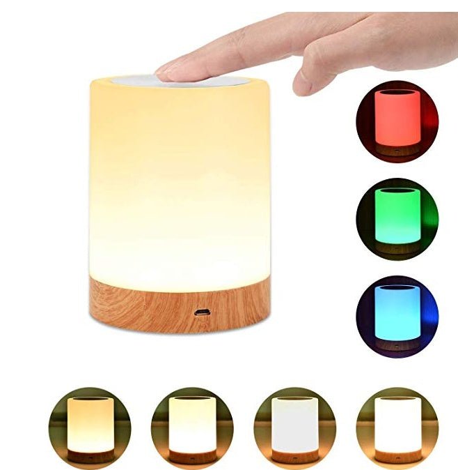 Wood grain charging night light - Unique