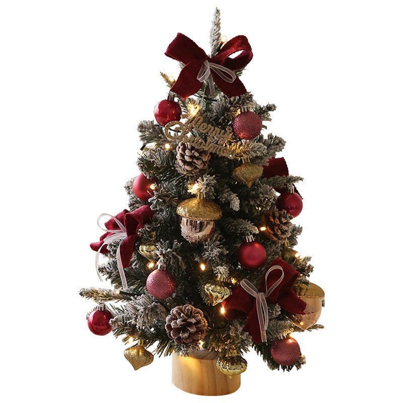 Desktop Christmas Tree Set 45CM Window Decoration Mini Ornaments - Unique