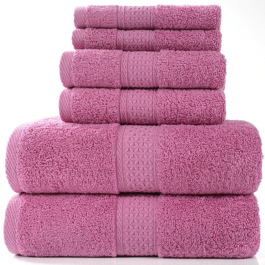 Cotton absorbent towel set of 3 pieces and 6 pieces - Unique