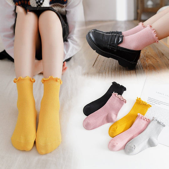 New products children's socks combed cotton bow - Unique