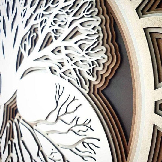 Sculpting The Tree Of Life Boho Wall Art Ornament - Unique