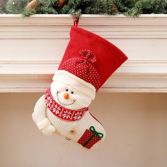 Christmas Decorations & Christmas Knitted Socks - Unique