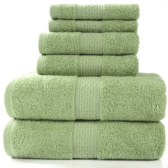 Cotton absorbent towel set of 3 pieces and 6 pieces - Unique