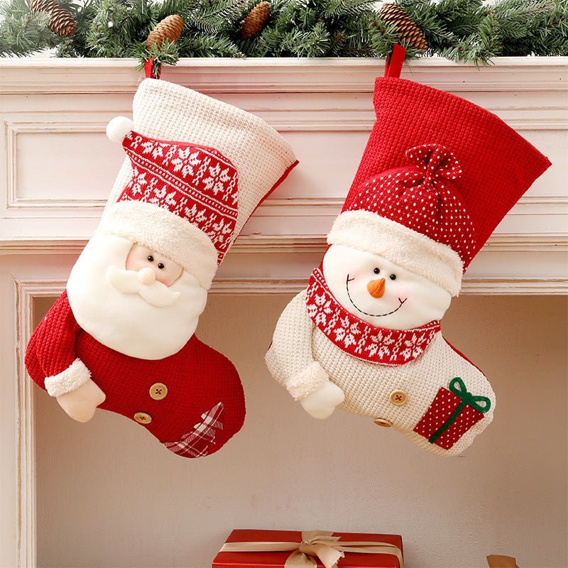 Christmas Decorations & Christmas Knitted Socks - Unique