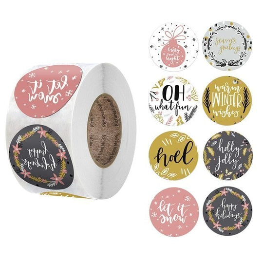 Christmas Day Decoration Gift Series Sticker Label - Unique