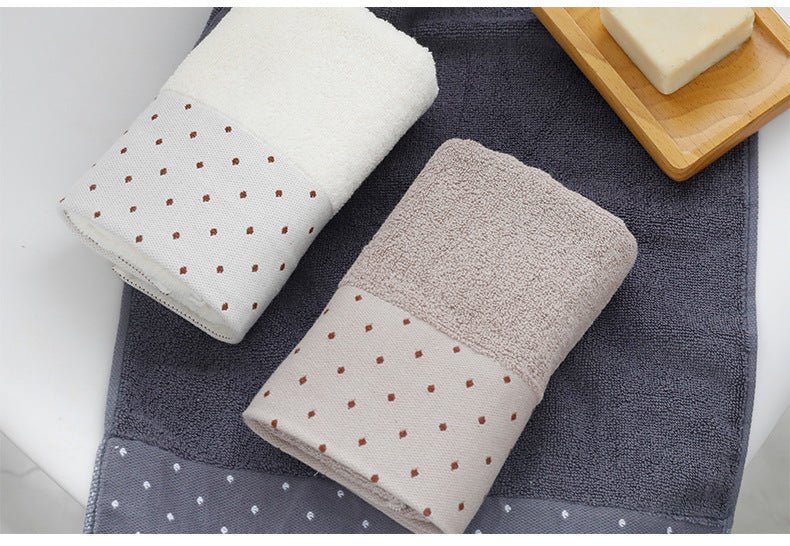 Thickened soft absorbent cotton face towel - Unique