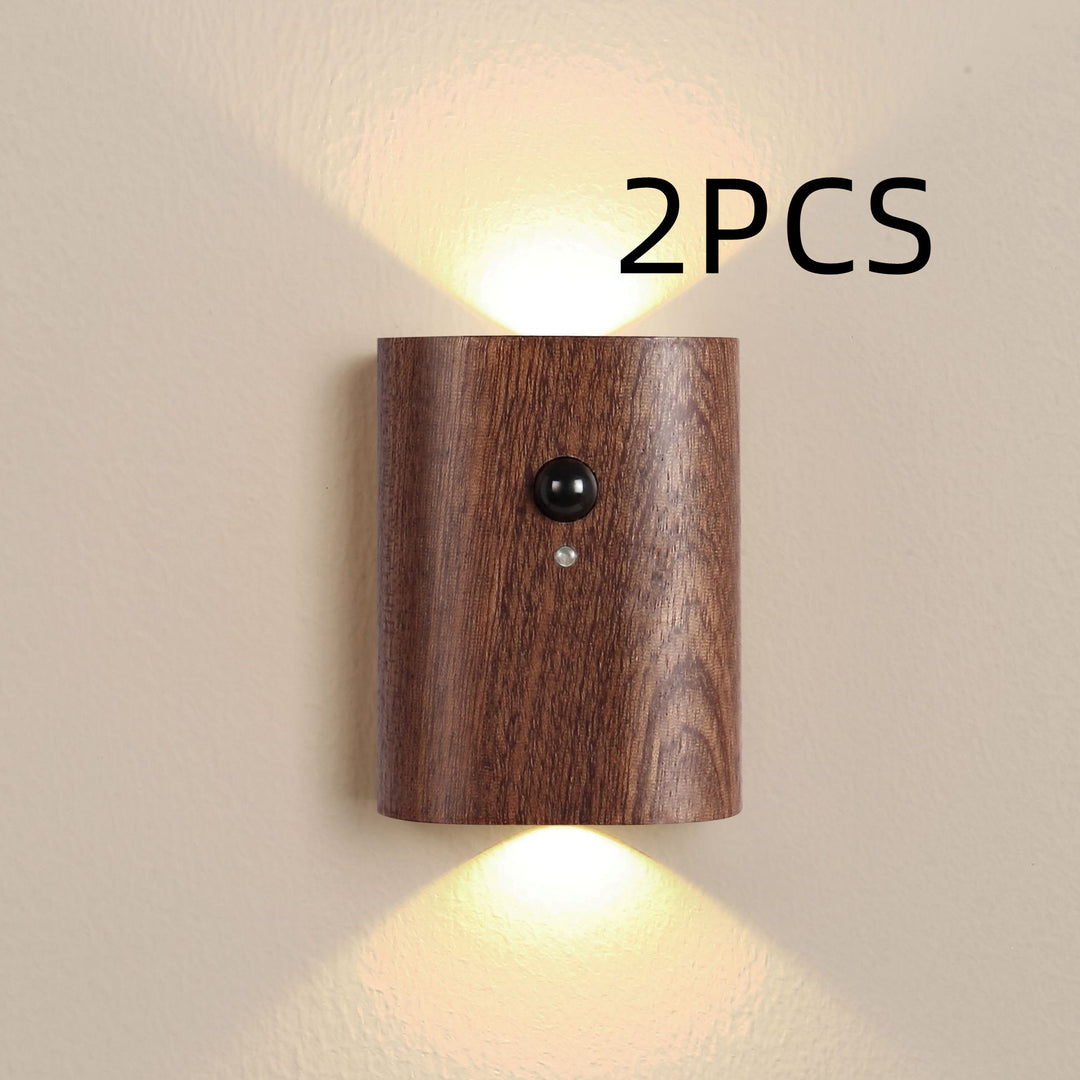 Hallway Access Wood Induction Light - Unique