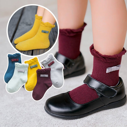 New products children's socks combed cotton bow - Unique