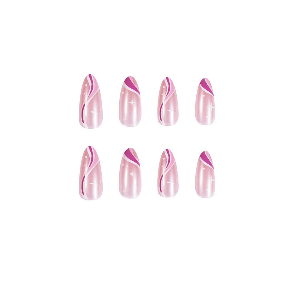 Wave Minimalist Series Pointed Wearing Nail Products - Unique