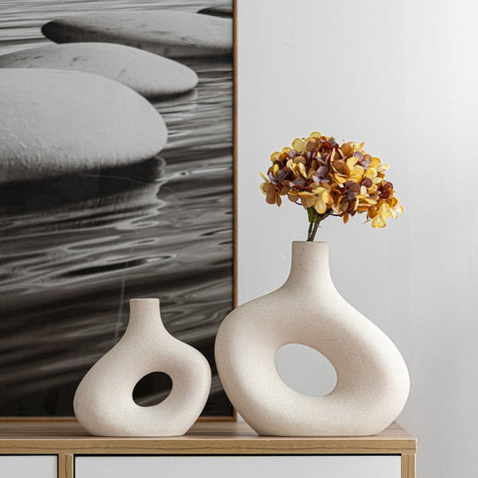 Living Room Display Cabinet Decorative Ornaments Ceramic Vases - Unique