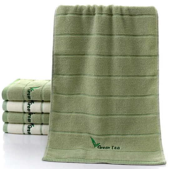 Pure Cotton 32 Strand Embroidered Face Washing Towel - Unique