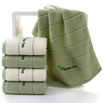 Pure Cotton 32 Strand Embroidered Face Washing Towel - Unique