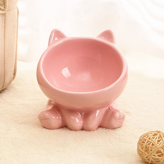 Ceramic Cat Bowl Cat Bowl Cat Food Bowl Neck Guard Oblique Mouth Dog Bowl Pet Bowl - Unique Unique Unique Ceramic Cat Bowl Cat Bowl Cat Food Bowl Neck Guard Oblique Mouth Dog Bowl Pet Bowl
