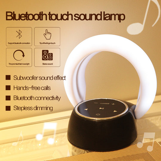 Creative Bluetooth Subwoofer Stereo Speaker LED Desk Lamp Stepless Dimming Folding Touch Atmosphere Night Light - Unique Unique Unique Creative Bluetooth Subwoofer Stereo Speaker LED Desk Lamp Stepless Dimming Folding Touch Atmosphere Night Light