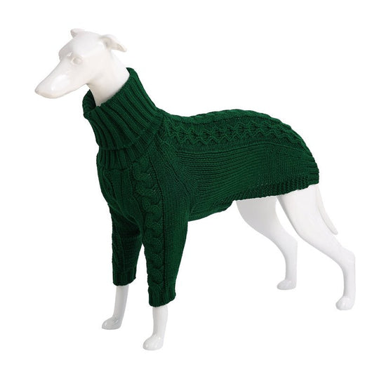 Winter Solid High Collar Dog Sweater Pet Products - Unique