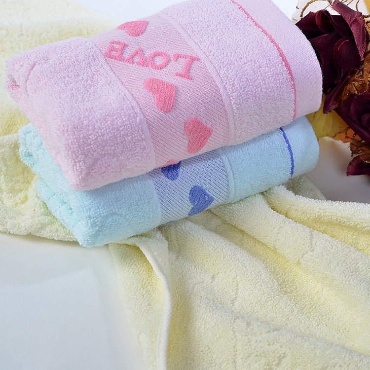 Caring pure cotton face towel - Unique