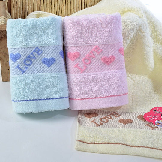 Caring pure cotton face towel - Unique