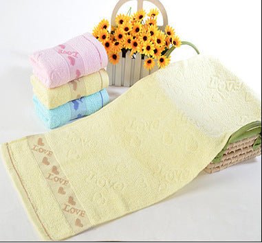 Caring pure cotton face towel - Unique