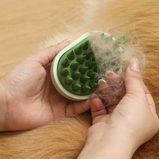 Soft Silicone Pets Hair Remover Comb Handheld Bath Shower Hair Shampoo Massage Brush For Dogs Cats Cleaning Tools Pet Products - Unique