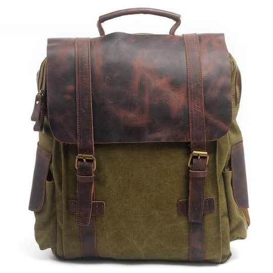 Vintage canvas backpack - Unique