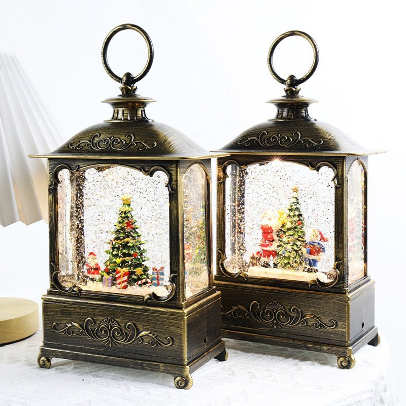 Christmas Decoration Decoration Crystal Lamp Music Box - Unique