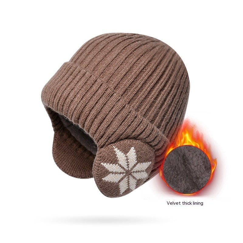 Thermal Knitting Woolen Cap Men's Fleece - lined Thickened Winter Trending Products - Unique