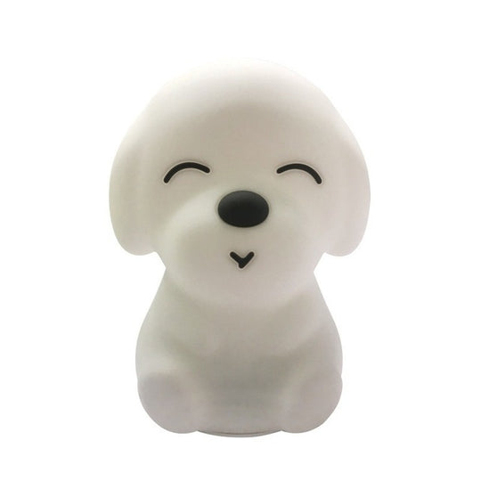 Silicone dog table lamp