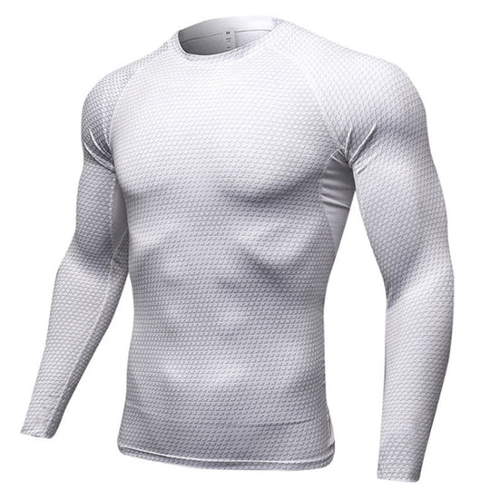 Sports Tight Men's Long Sleeve 3D Printing Training High Elasticity Moisture Absorption Quick-drying Workout Clothes