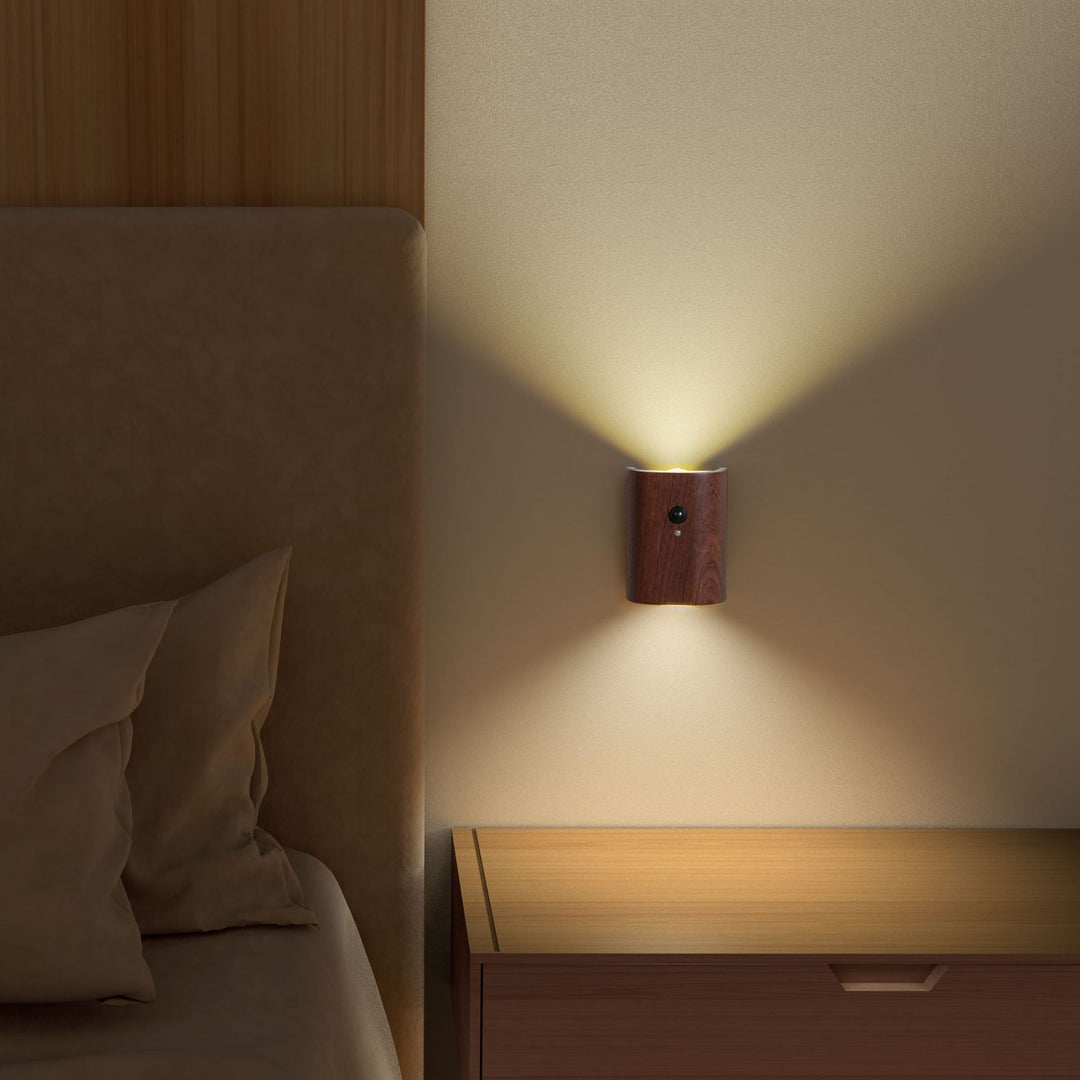 Hallway Access Wood Induction Light - Unique